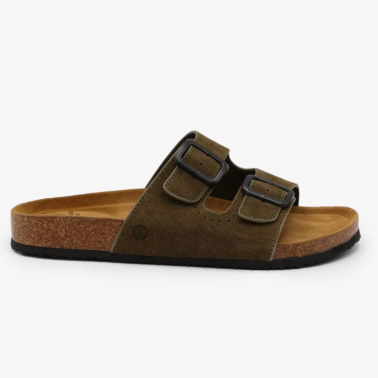 Sandales|Daddy Cool>SERGE BLANCO Khaki green Tropéa sandal CITRON