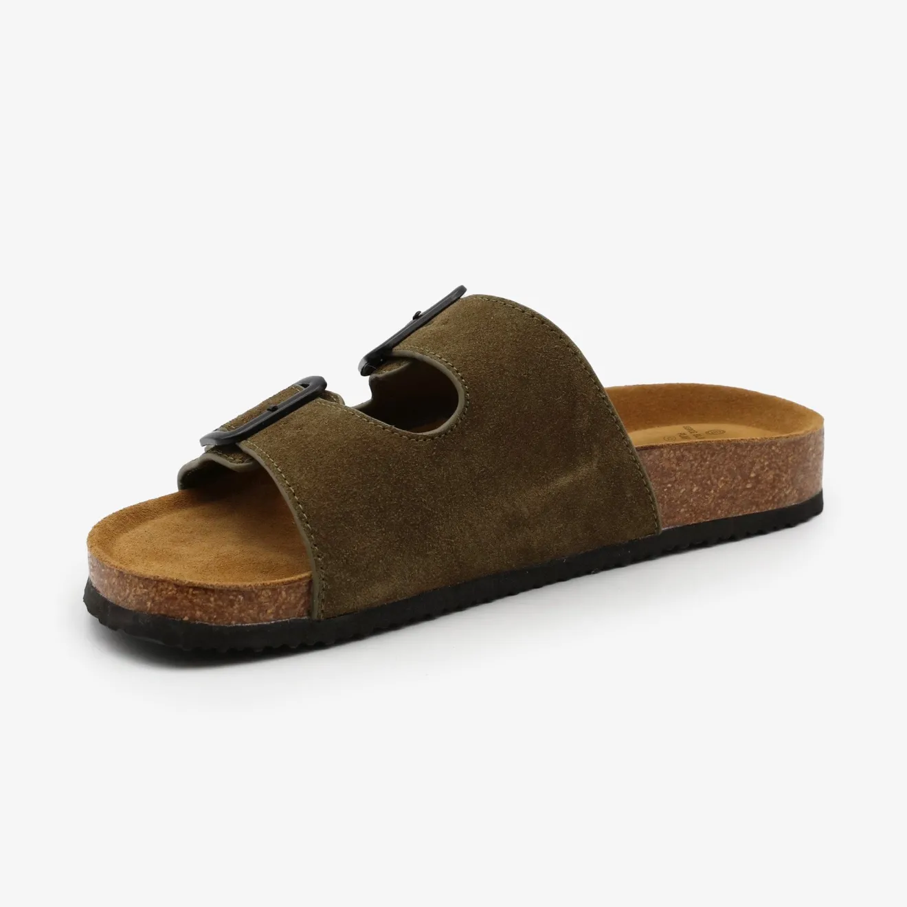 Sandales|Daddy Cool>SERGE BLANCO Khaki green Tropéa sandal CITRON