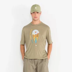 Casquettes Et Bobs|Le Sportif>SERGE BLANCO Khaki green twill cap BLANC