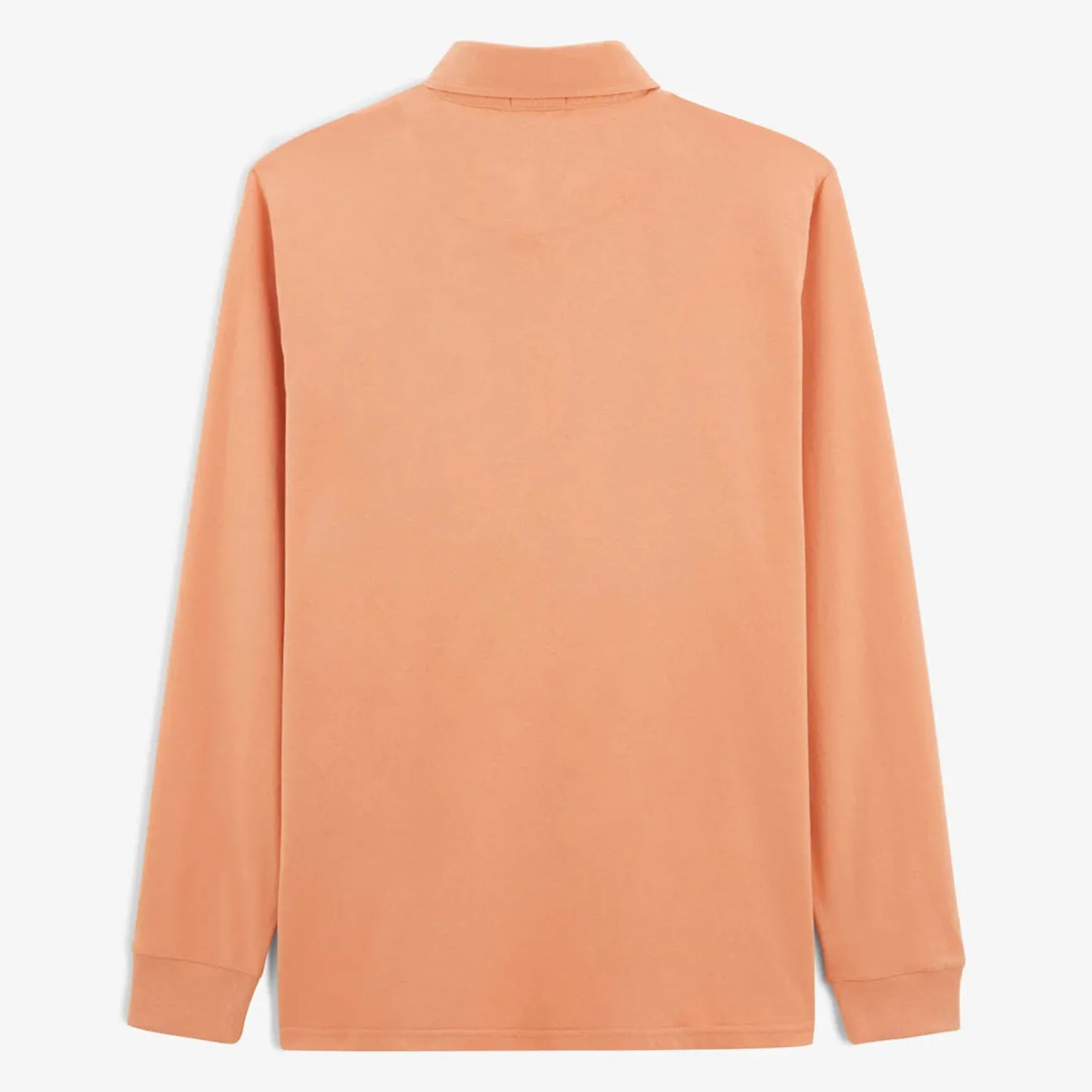 Maillots De Rugby|Polos>SERGE BLANCO Loevan long-sleeved rugby jersey in coral orange jersey DENIM