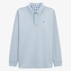 Maillots De Rugby|Polos>SERGE BLANCO Loevan long-sleeved rugby jersey in sky blue jersey CORAIL