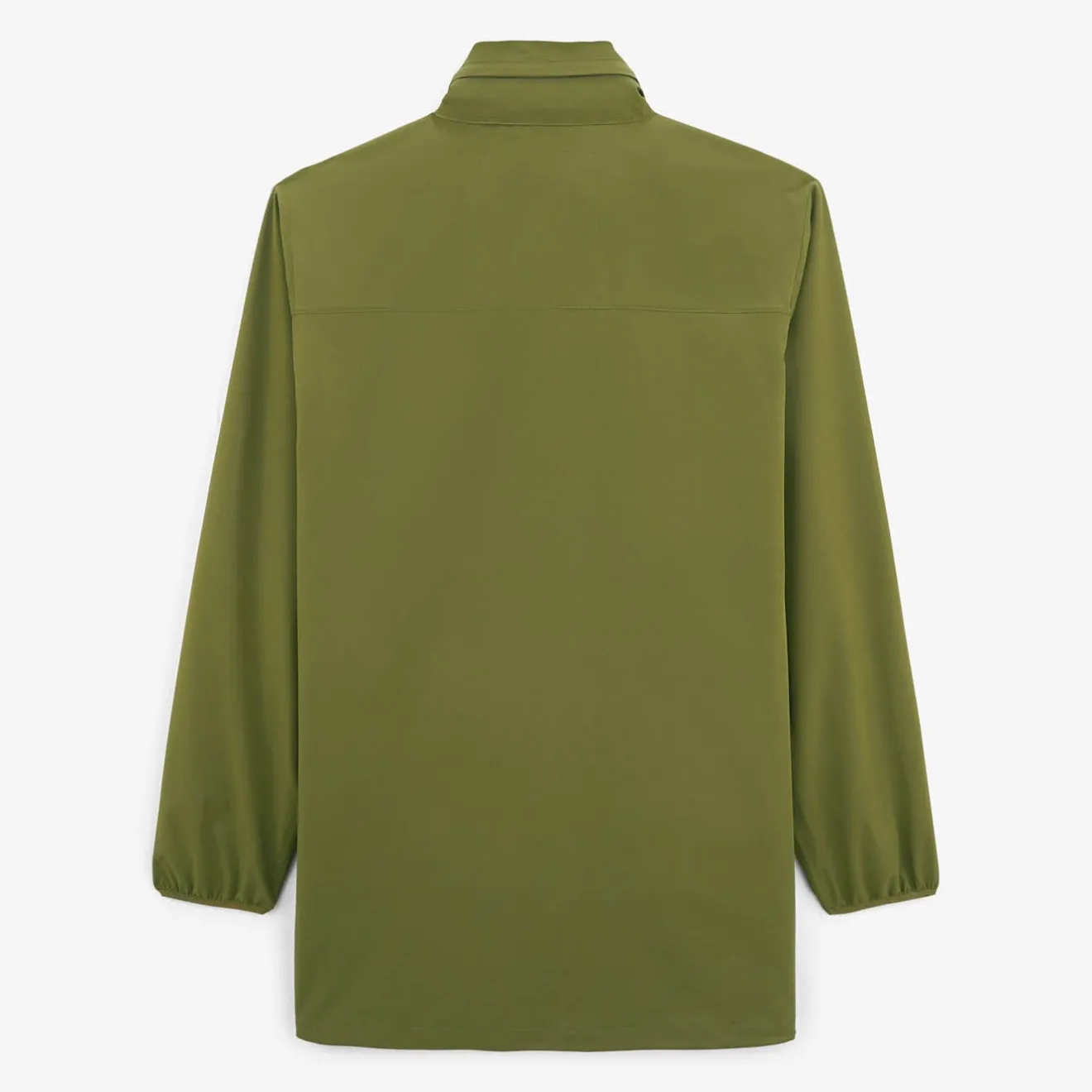 Ligne Play|Manteaux & Vestes>SERGE BLANCO Long waterproof storm jacket in lime green BLANC