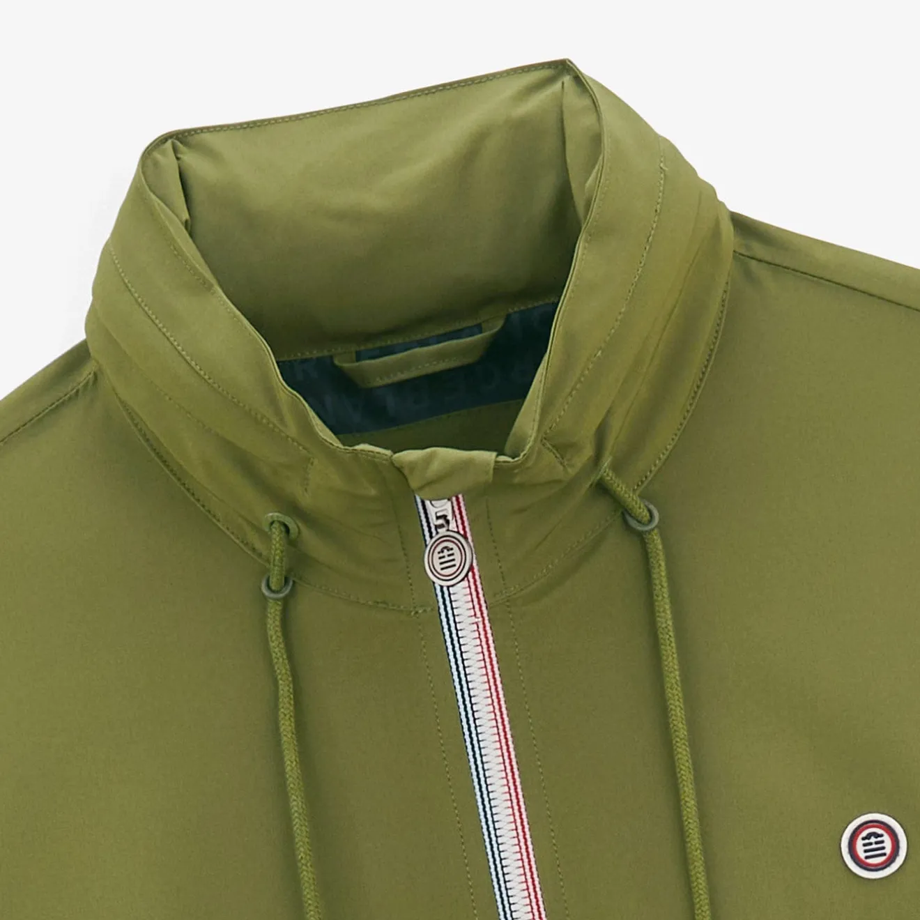 Ligne Play|Manteaux & Vestes>SERGE BLANCO Long waterproof storm jacket in lime green BLANC