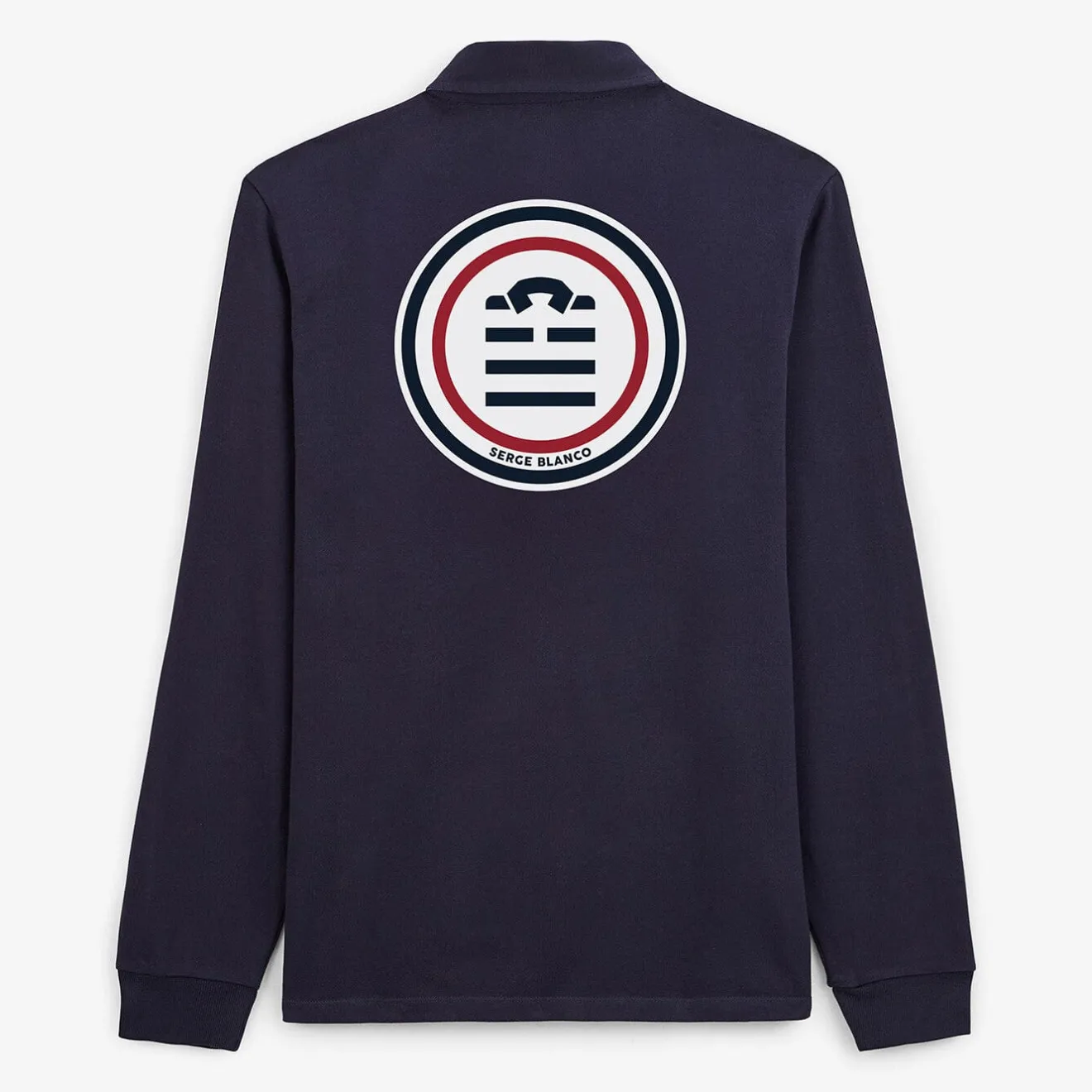Maillots De Rugby|Polos>SERGE BLANCO Lony dark navy short-sleeved rugby jersey NOIR