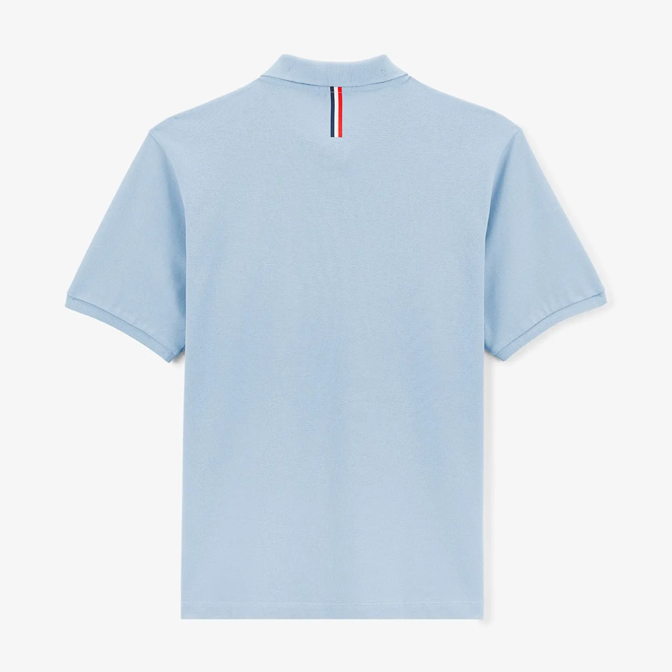 Polos|Tel Père, Tel Fils>SERGE BLANCO Lucas junior pique polo shirt in sky blue BLANC