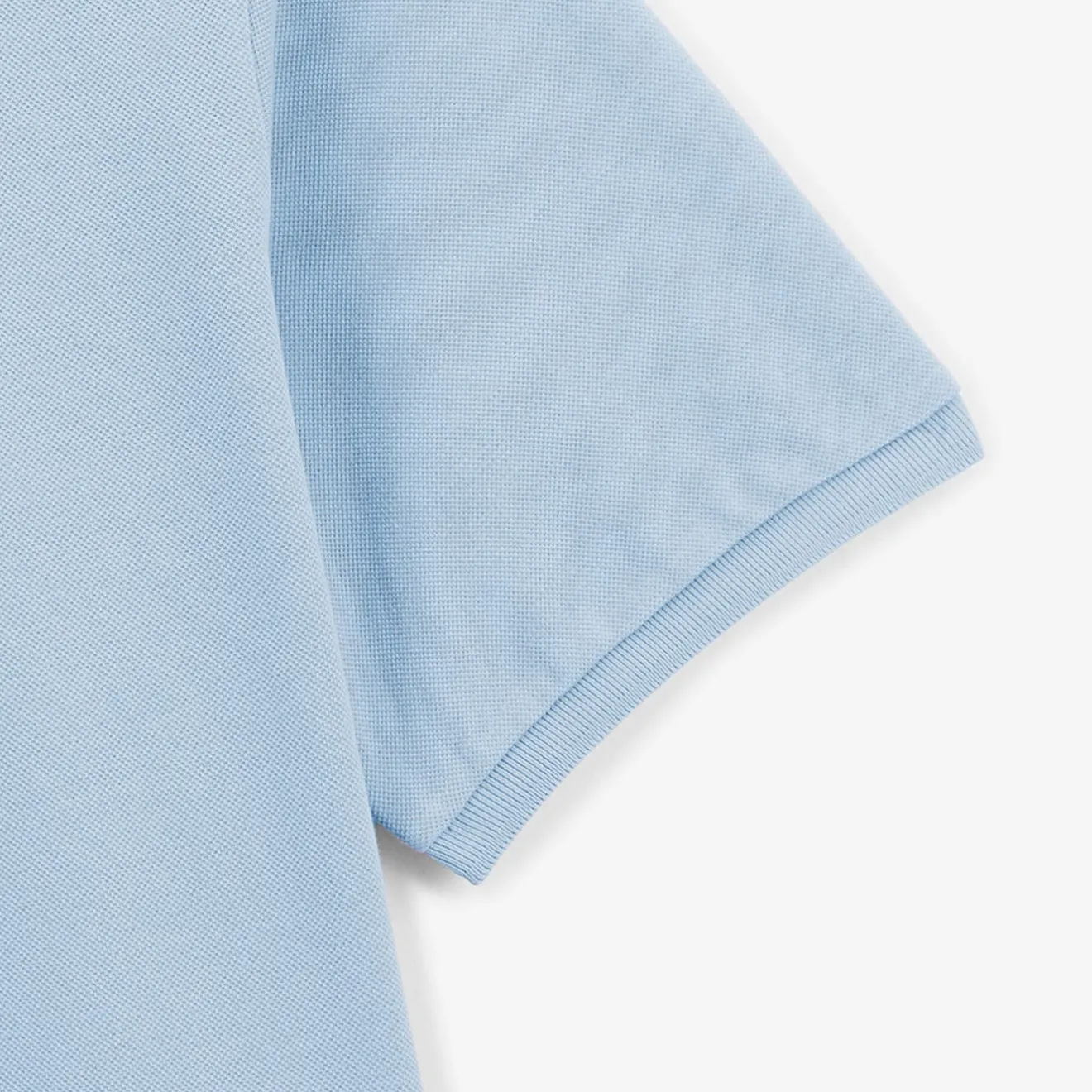 Polos|Tel Père, Tel Fils>SERGE BLANCO Lucas junior pique polo shirt in sky blue BLANC