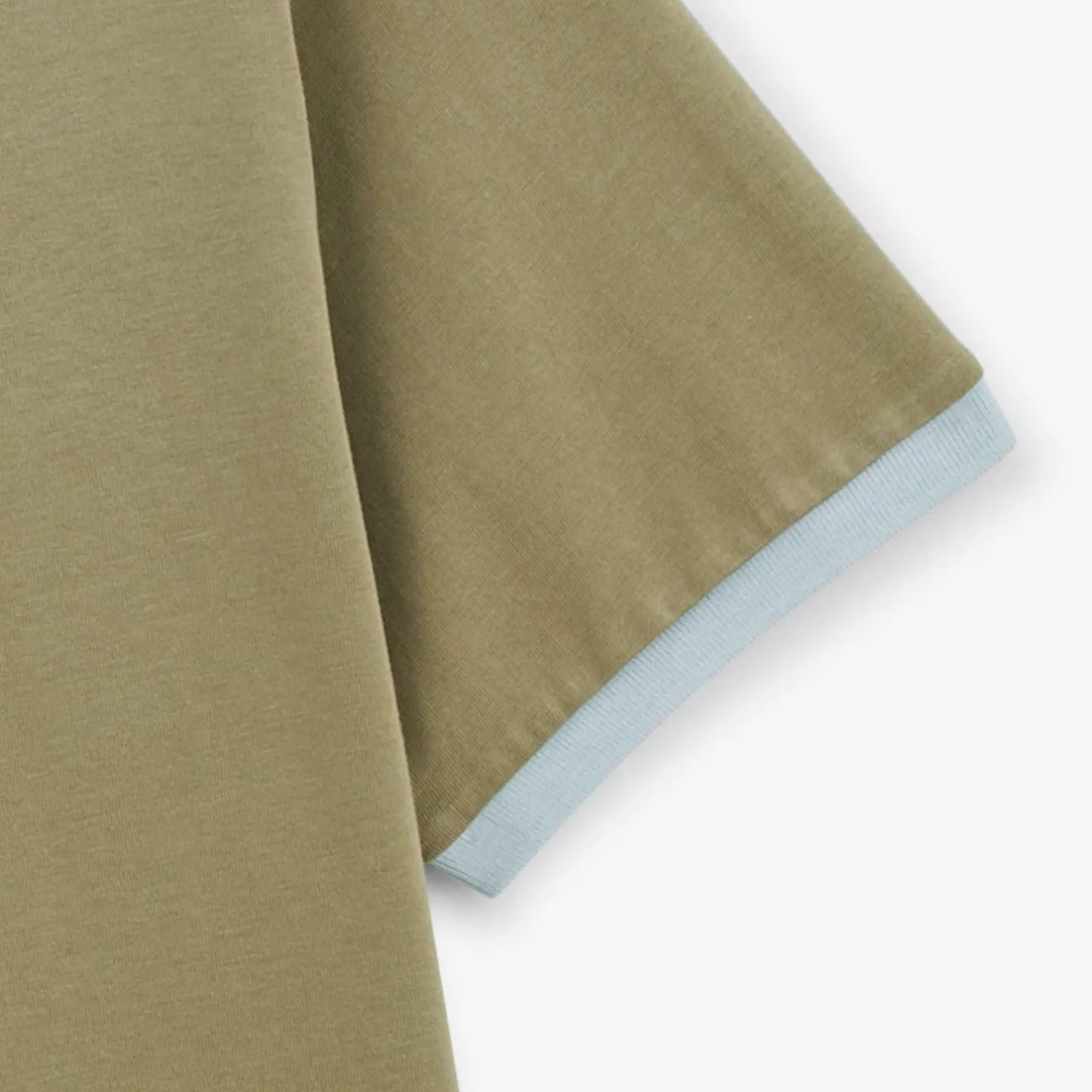 Maillots De Rugby|Polos>SERGE BLANCO Luis short-sleeved teak green rugby jersey DENIM