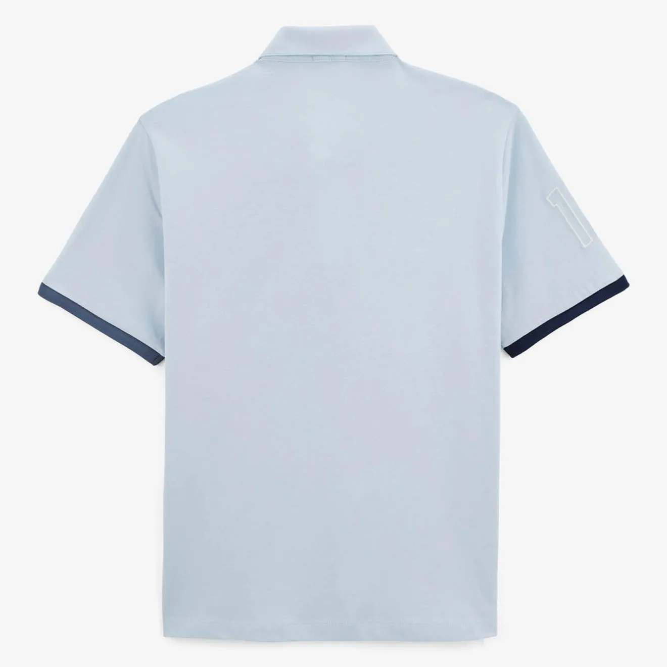Maillots De Rugby|Polos>SERGE BLANCO Luis sky blue short-sleeved rugby jersey CIEL