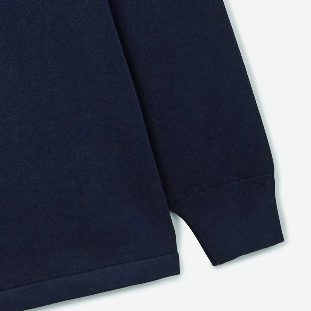 Pulls>SERGE BLANCO Malo midnight blue polo neck sweater TECK