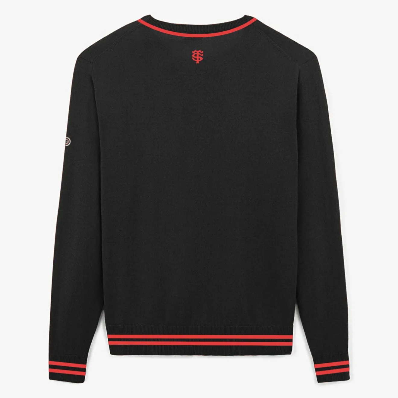 Stade Toulousain>SERGE BLANCO Mason Stade Toulousain black sweater NOIR