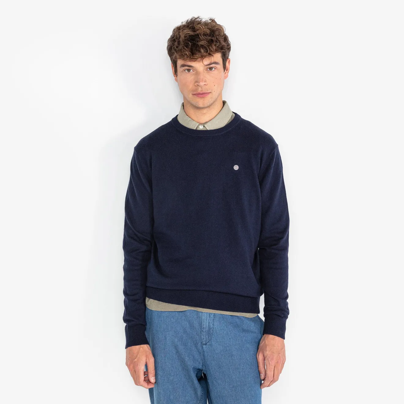 Pulls>SERGE BLANCO Maximus sweater dark navy
