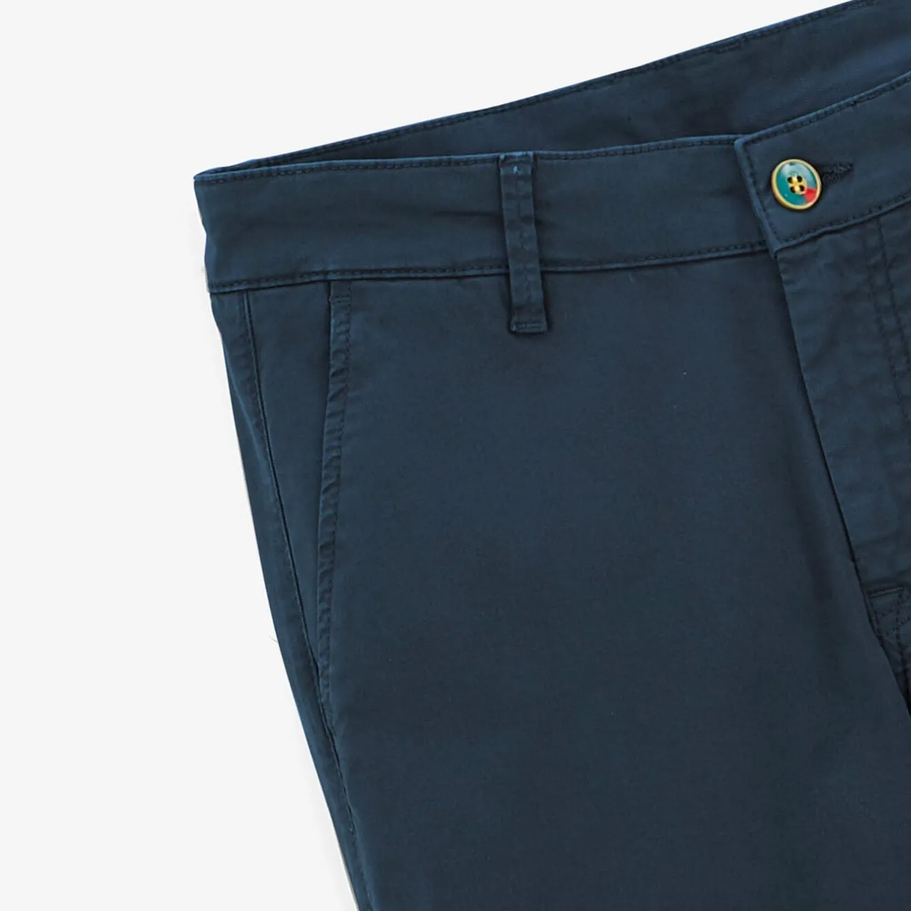 Pantalons>SERGE BLANCO Men's comfort fit chinos 702 dark blue BLEU NUIT