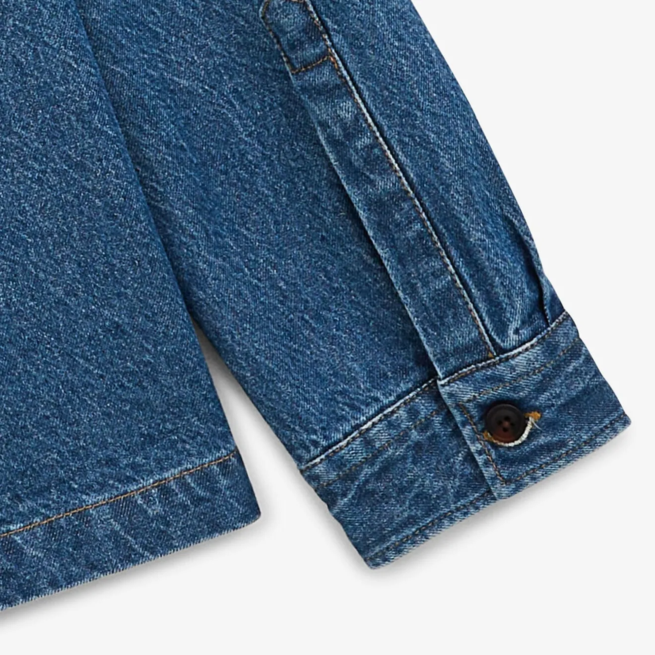 Surchemises>SERGE BLANCO Men's Denim Overshirt | MILITAIRE