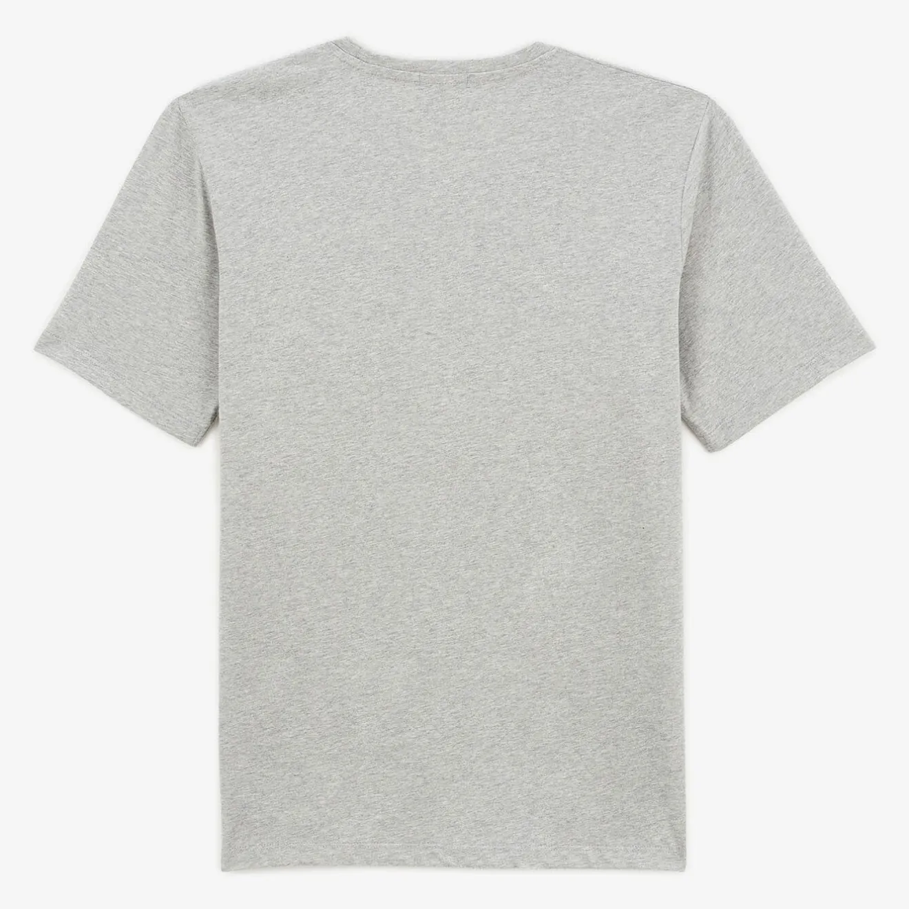 T-shirts>SERGE BLANCO Men's Heather Grey Round Neck T-shirt | ARMY