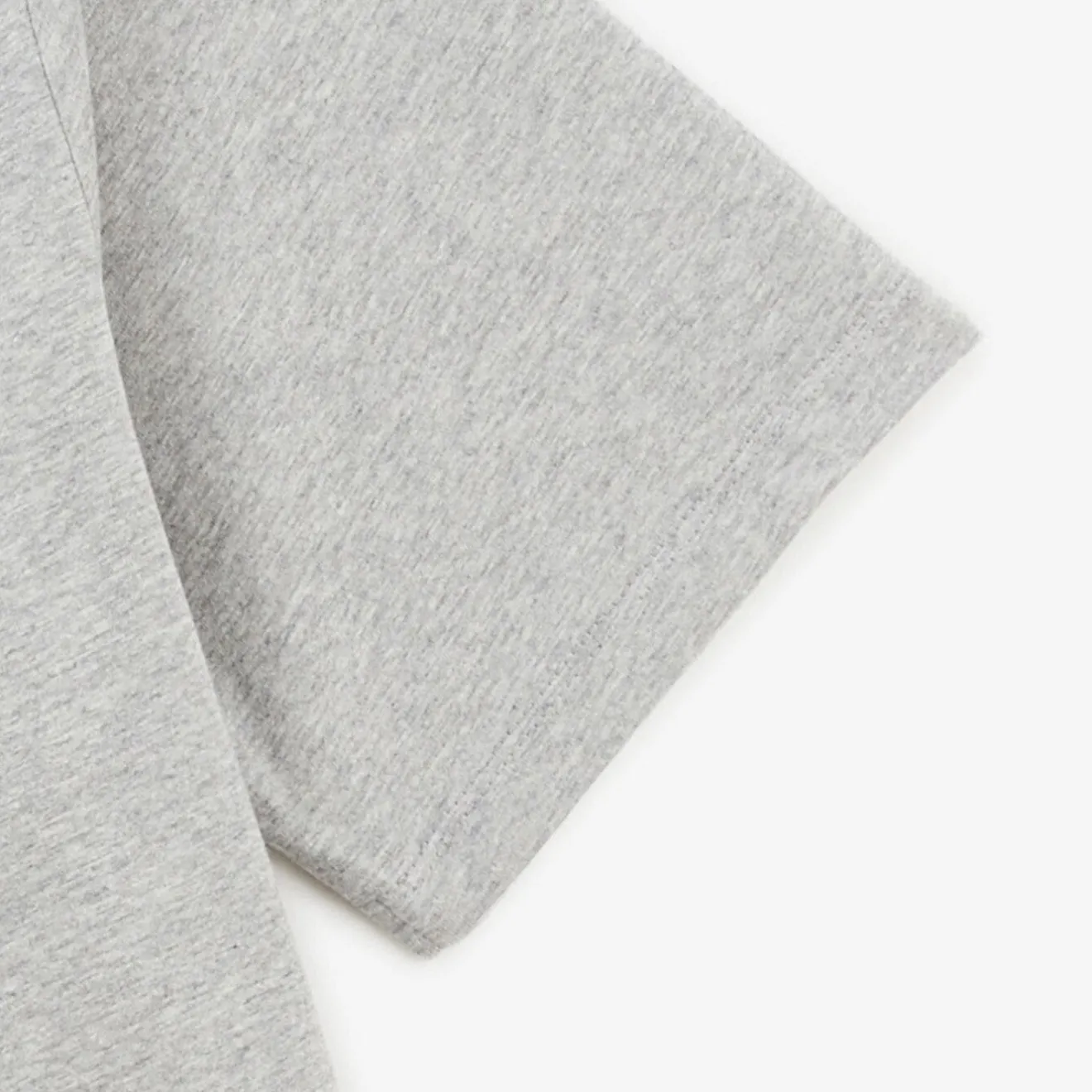 T-shirts>SERGE BLANCO Men's Heather Grey Round Neck T-shirt | ARMY