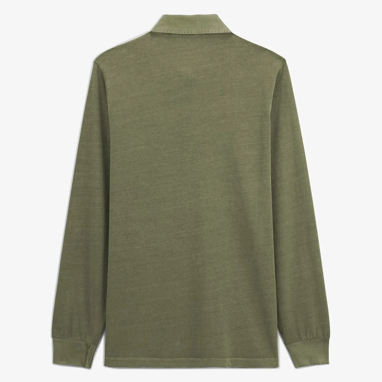 Ligne Play|Polos>SERGE BLANCO Men's Léon Polo Shirt in Khaki Teak Jersey | SKIN