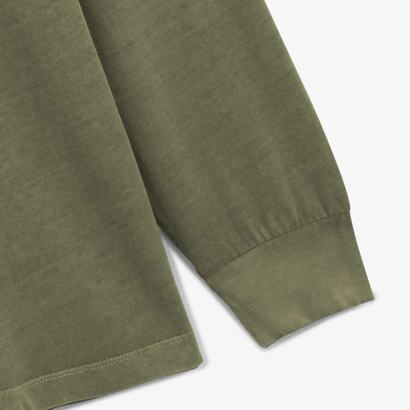 Ligne Play|Polos>SERGE BLANCO Men's Léon Polo Shirt in Khaki Teak Jersey | SKIN