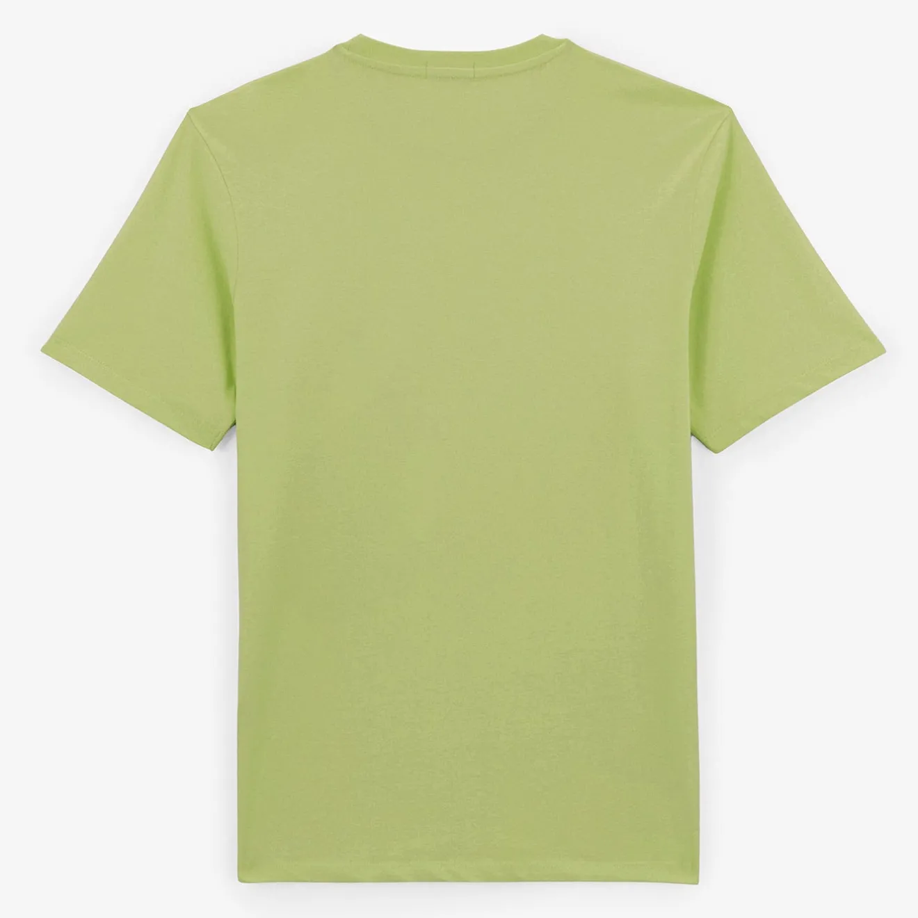 T-shirts>SERGE BLANCO Men's Round Neck T-shirt Théo Lime Green | NUAGE