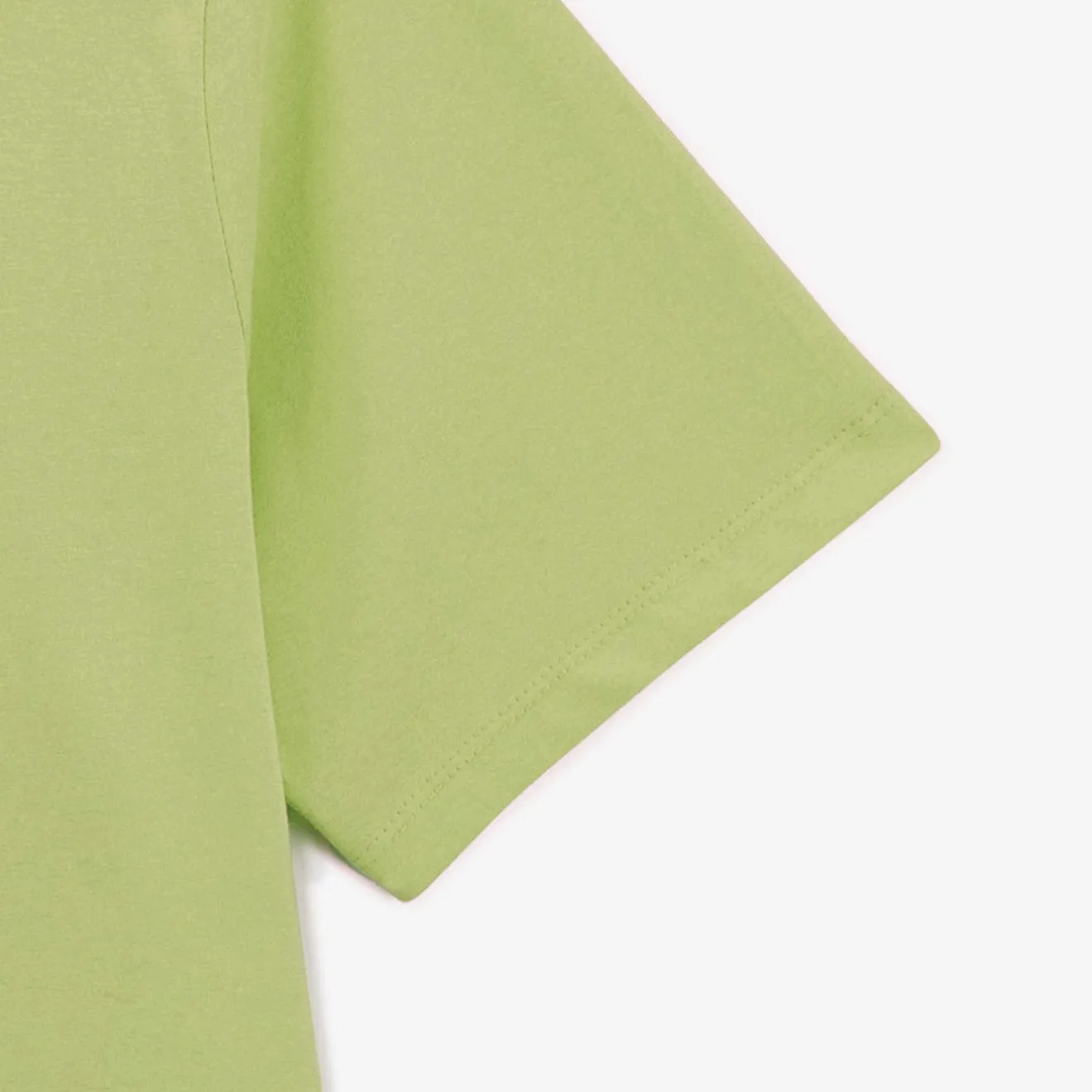 T-shirts>SERGE BLANCO Men's Round Neck T-shirt Théo Lime Green | NUAGE