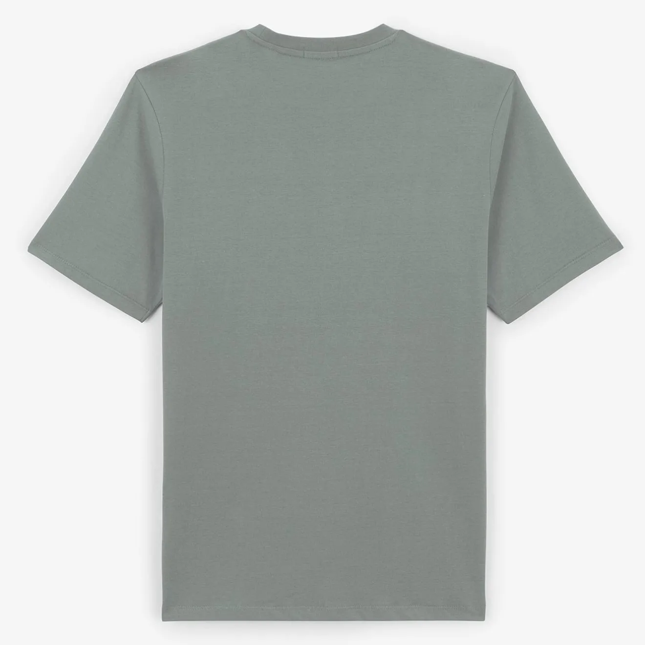 T-shirts>SERGE BLANCO Men's Theo Slate Grey Crew Neck T-Shirt | LATTE