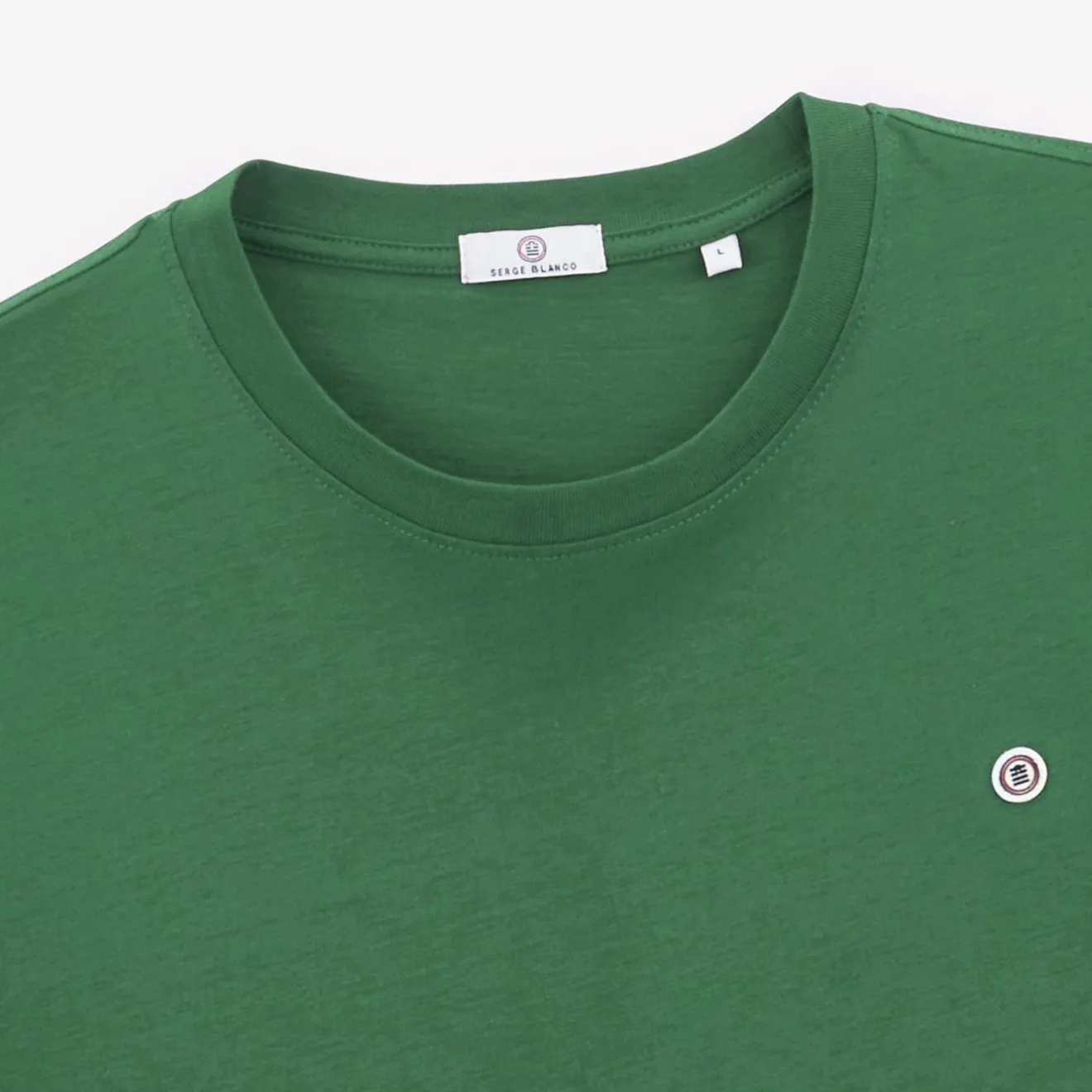 T-shirts|Tel Père, Tel Fils>SERGE BLANCO Men's Théo Mint Green Crew Neck T-Shirt | AMANDE