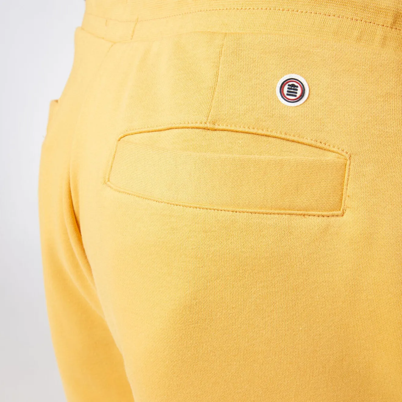 Pantalons>SERGE BLANCO Men's yellow fleece jogging pants ROUGE TULIPE