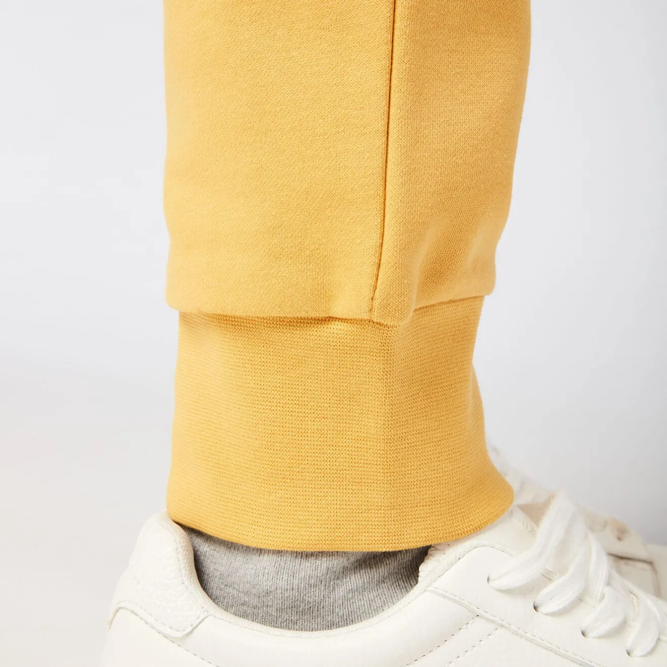 Pantalons>SERGE BLANCO Men's yellow fleece jogging pants ROUGE TULIPE