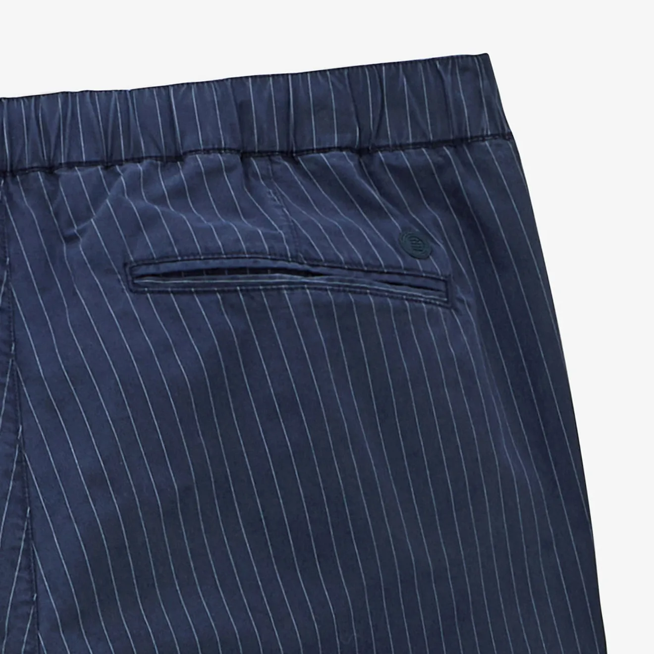 Pantalons>SERGE BLANCO Midnight blue elasticated tennis striped chino 549 LATTE