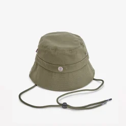 Casquettes Et Bobs>SERGE BLANCO Military green cotton bob BEIGE