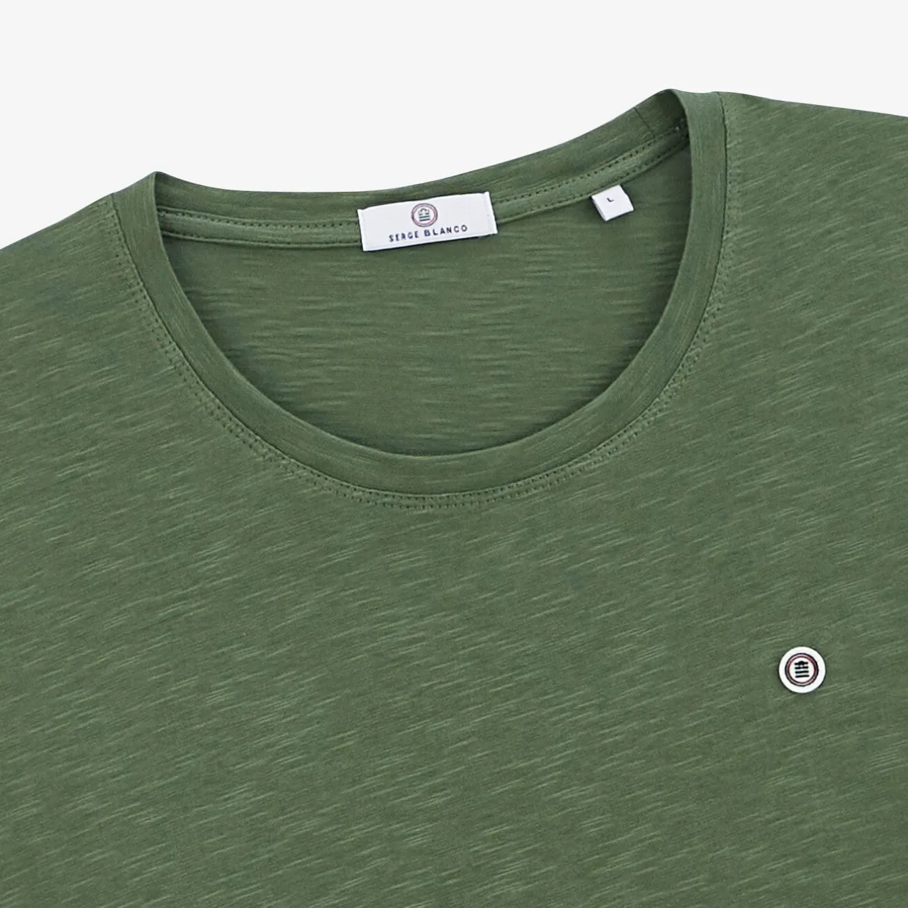T-shirts>SERGE BLANCO Military long sleeve t-shirt MILITAIRE