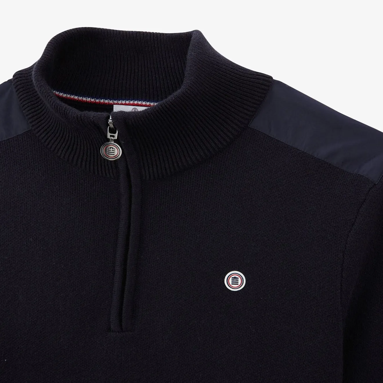 Pulls>SERGE BLANCO Mino dark navy sweater MARINE