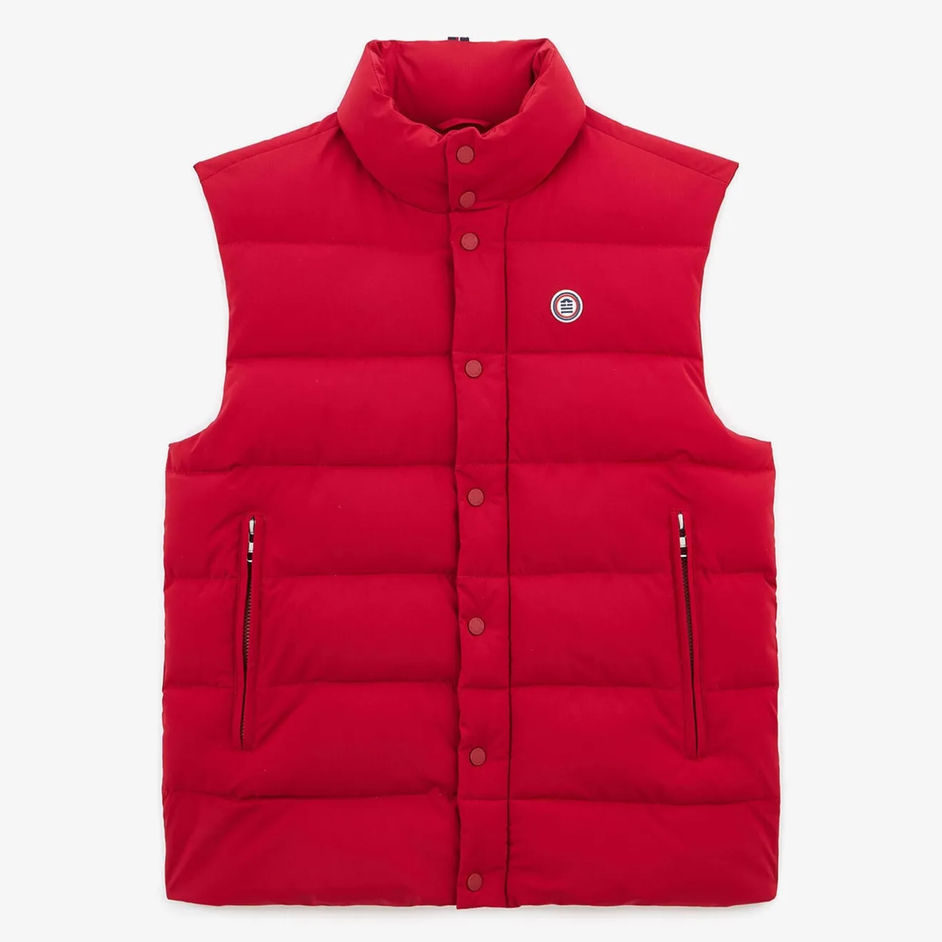 Doudounes>SERGE BLANCO Morzine men's sleeveless quilted down jacket in red | ARMY
