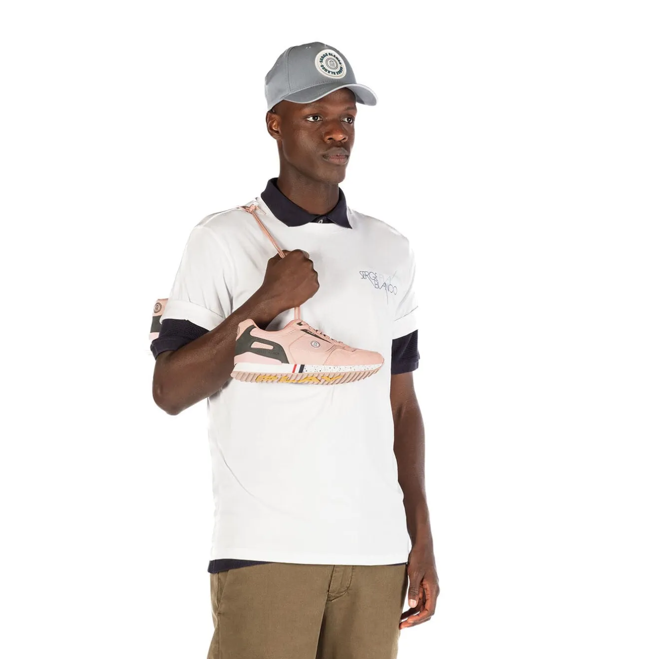 Casquettes Et Bobs>SERGE BLANCO Mouse gray cap NOIR