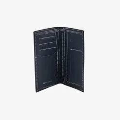 Maroquinerie>SERGE BLANCO Navy Illinois Wallet VERT