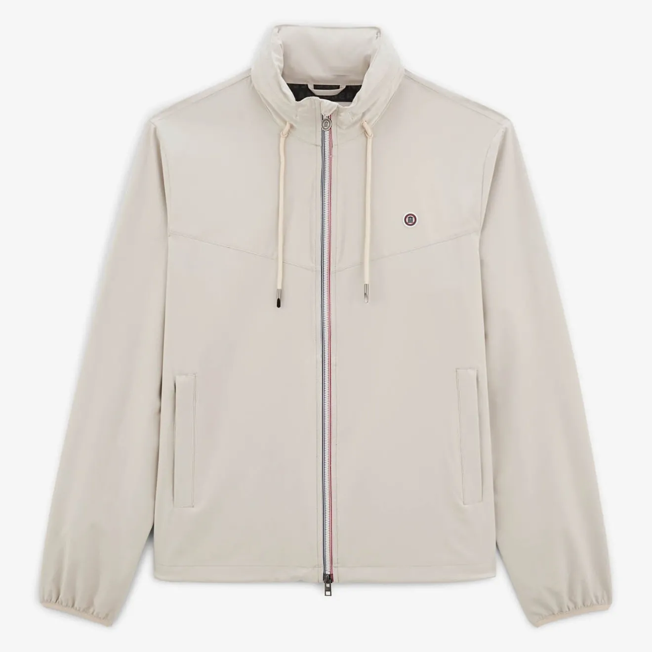 Ligne Play|Manteaux & Vestes>SERGE BLANCO Off-white waterproof storm jacket MARINE