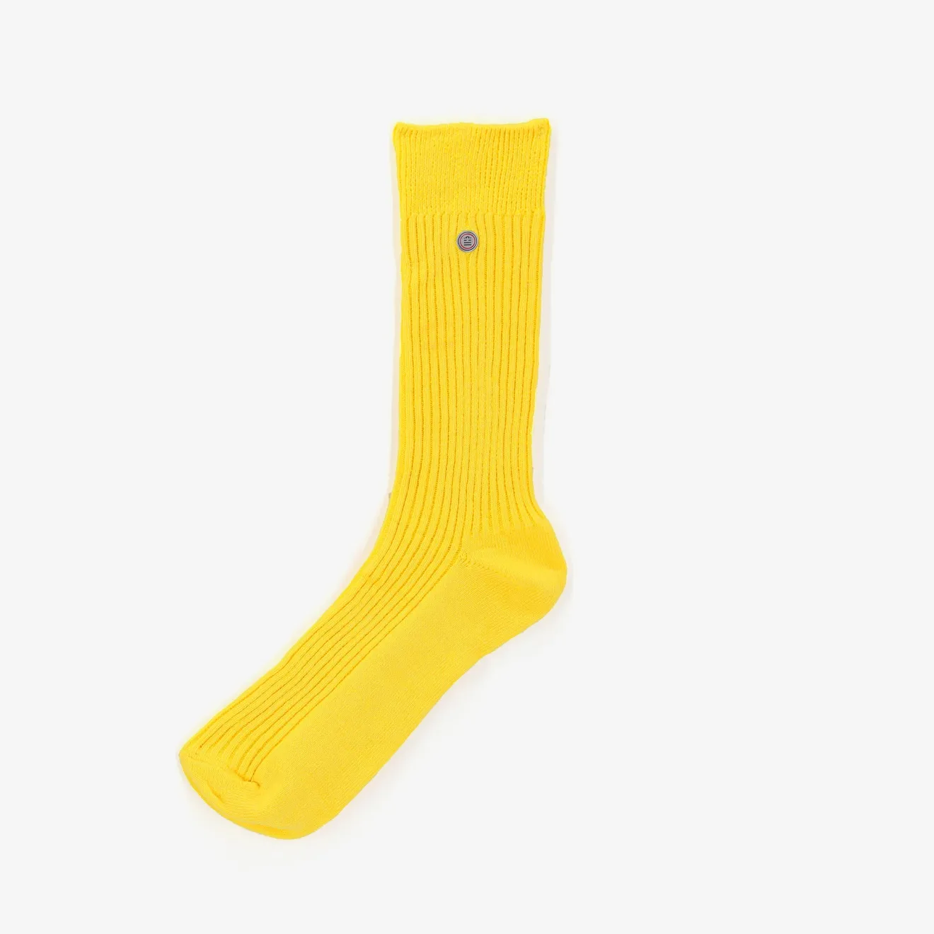 Sous-vêtements>SERGE BLANCO Pack of 3 pairs of plain lemon yellow socks TECK