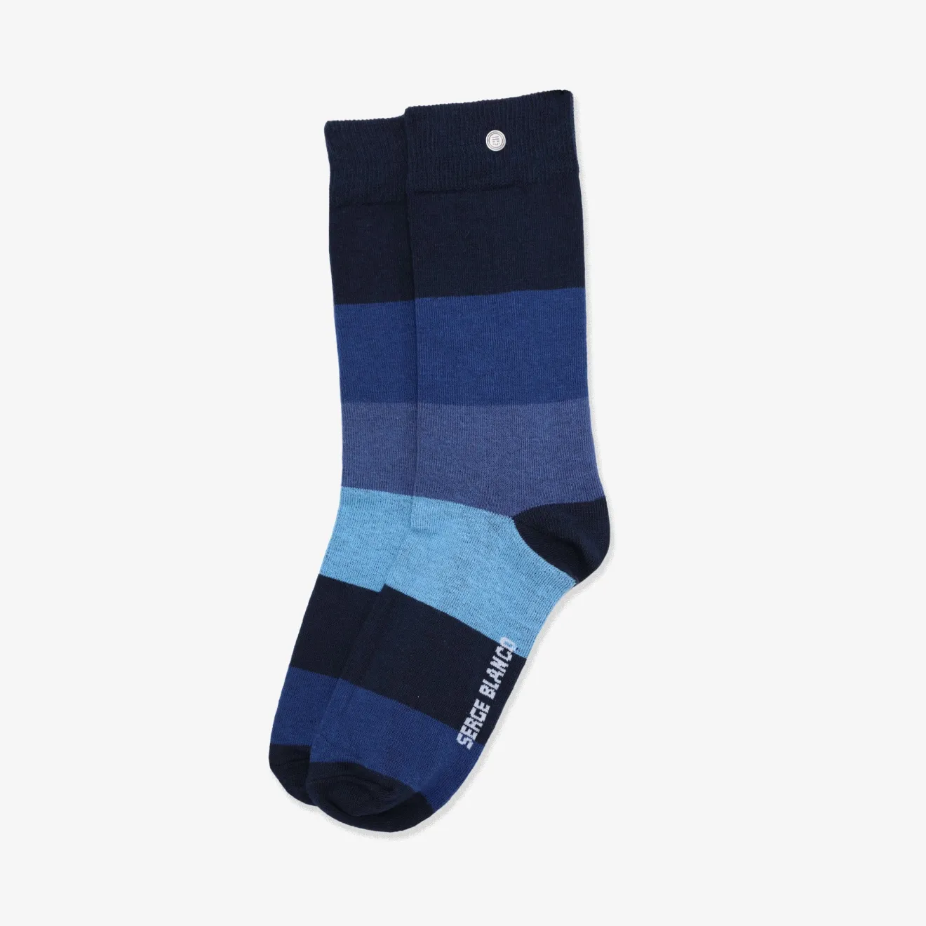 Sous-vêtements>SERGE BLANCO Pack of 3 pairs of printed socks DARK NAVY