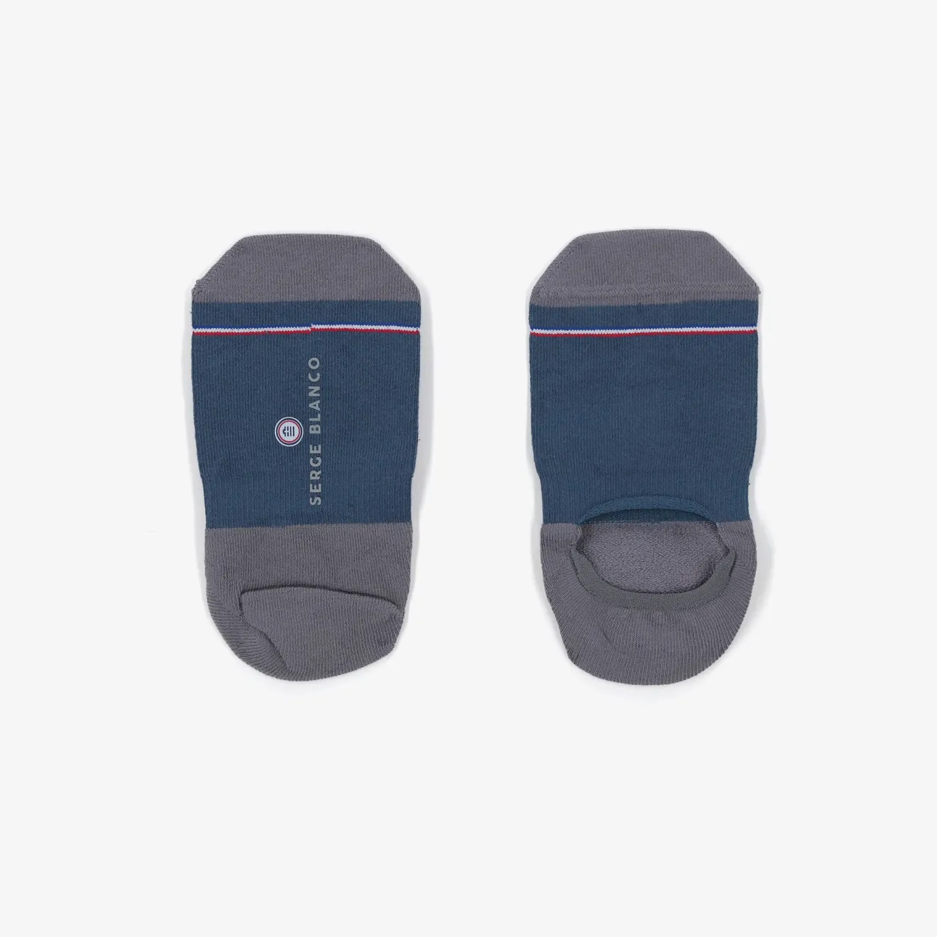 Sous-vêtements|Daddy Cool>SERGE BLANCO Pack of 3 pairs of slate gray invisible socks COLORISASSORT