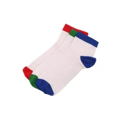 Sous-vêtements>SERGE BLANCO Pack of 3 pairs of socks with color details dark navy