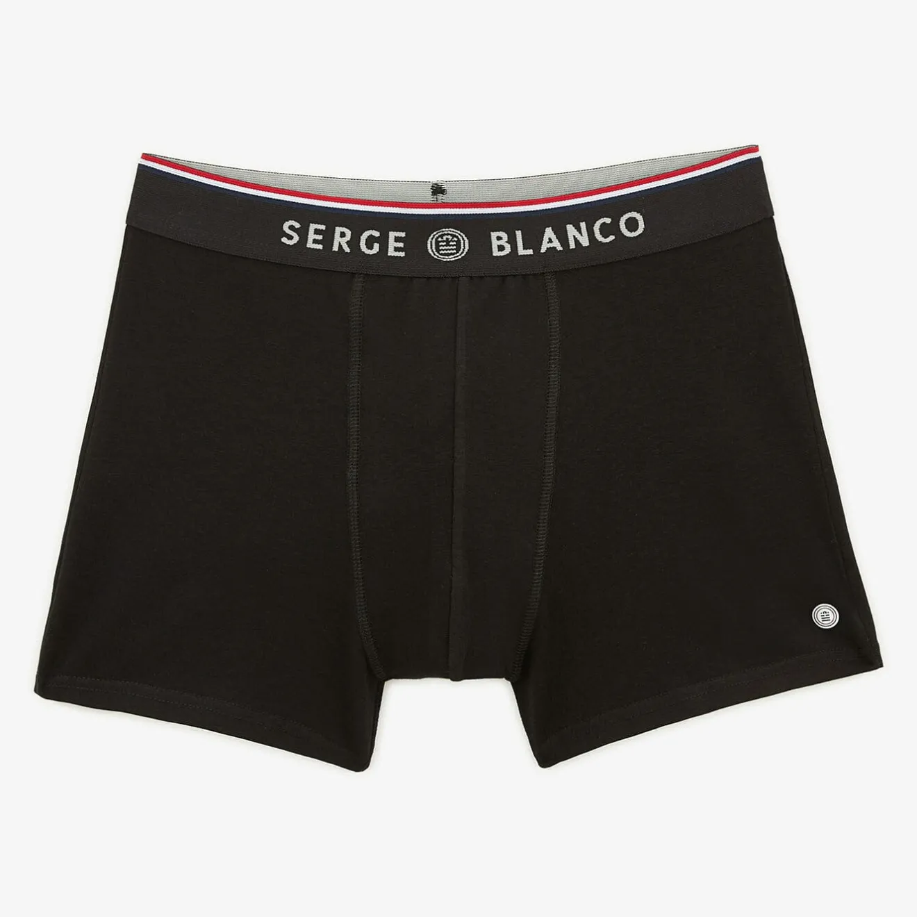 Sous-vêtements>SERGE BLANCO Pack of 4 plain boxers in assorted colors in cotton ACIER