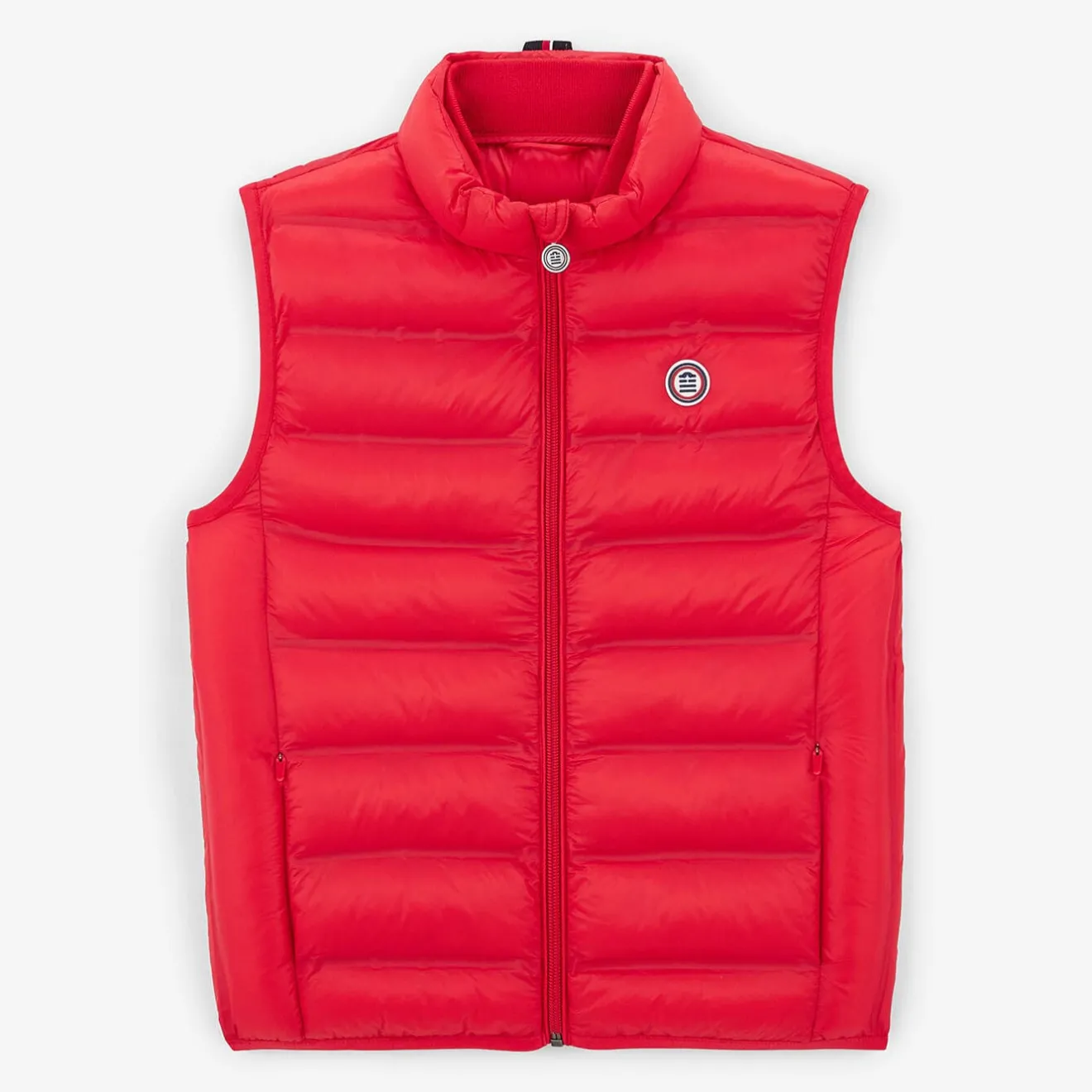 Vêtements>SERGE BLANCO Piumino Junior sleeveless orange down jacket MILITAIRE