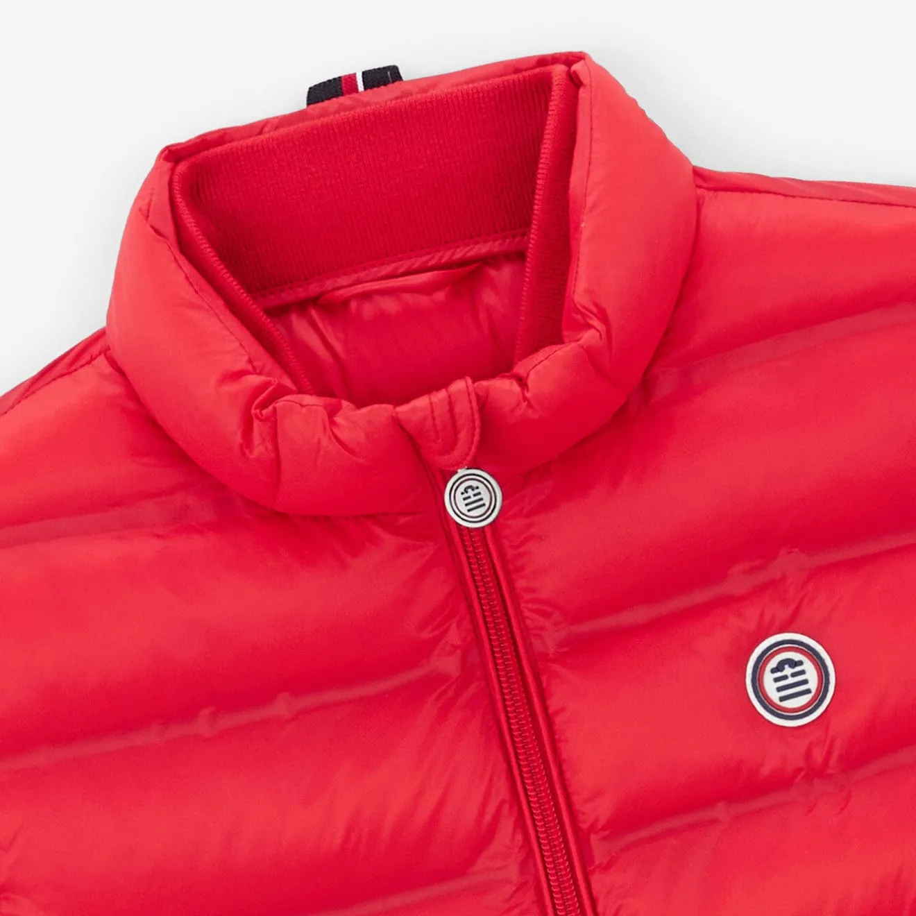 Vêtements>SERGE BLANCO Piumino Junior sleeveless orange down jacket MILITAIRE