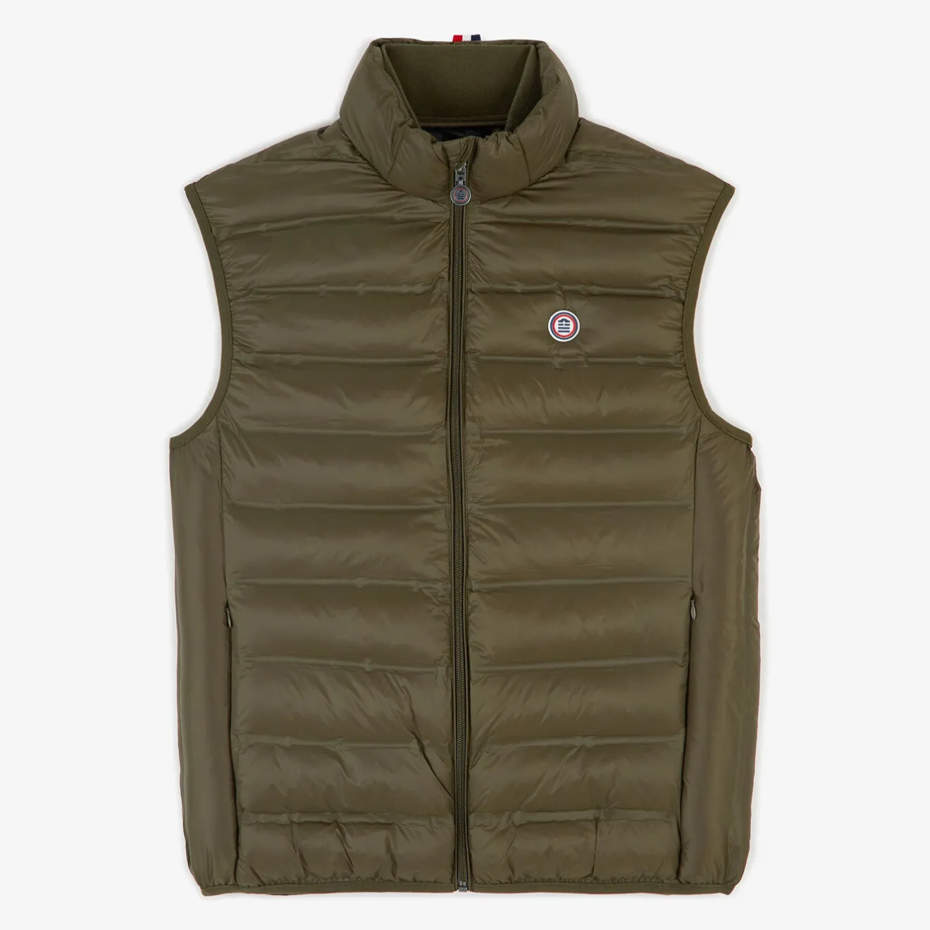 Doudounes>SERGE BLANCO Piumino sleeveless military green down jacket ORANGE