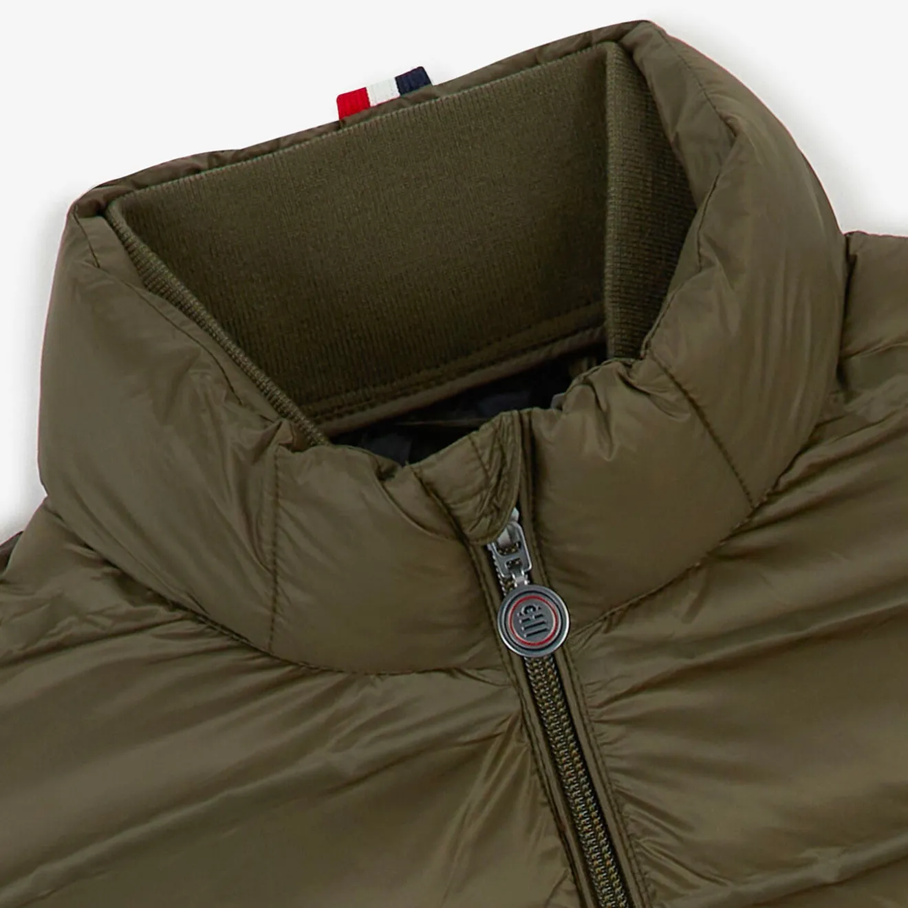 Doudounes>SERGE BLANCO Piumino sleeveless military green down jacket ORANGE