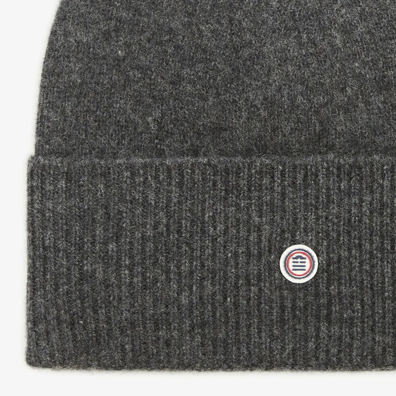 Bonnets>SERGE BLANCO Plain anthracite wool hat CHAMBRAY
