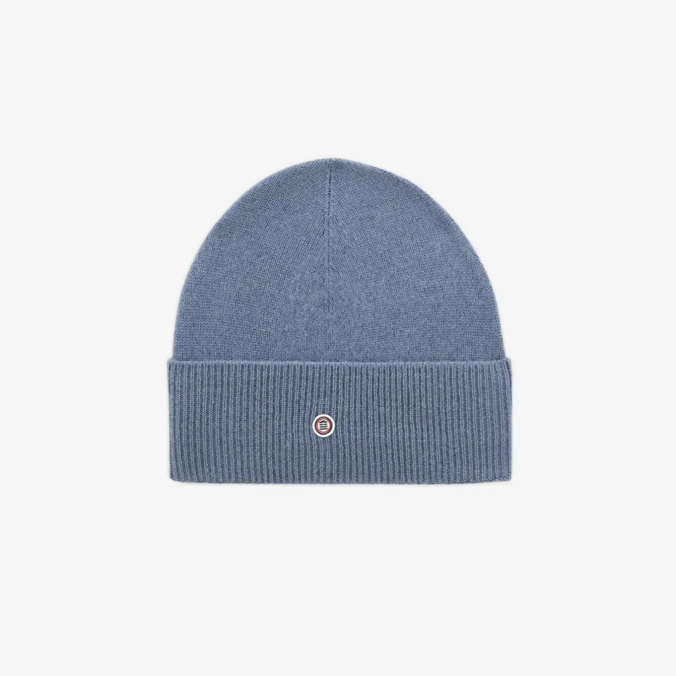 Bonnets>SERGE BLANCO Plain chambray wool hat ACIER