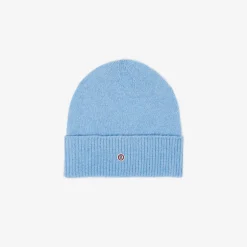 Bonnets>SERGE BLANCO Plain wool hat in mottled sky ORANGE CHINE