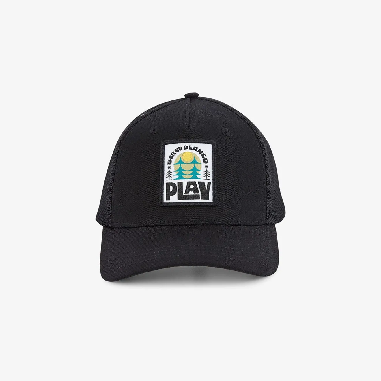 Casquettes Et Bobs>SERGE BLANCO PLAY black trucker cap OLIVE