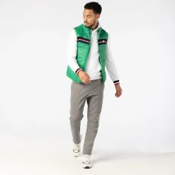 Manteaux Et Vestes>SERGE BLANCO PLAY grass green sleeveless down jacket BEIGE