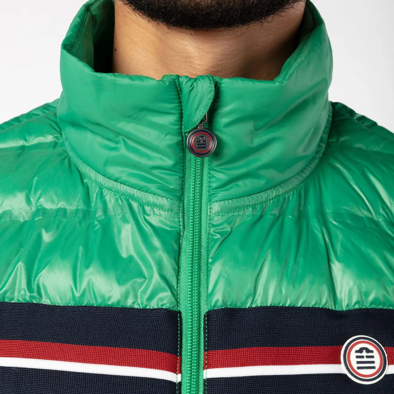Manteaux Et Vestes>SERGE BLANCO PLAY grass green sleeveless down jacket BEIGE